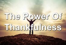 The Power of Thankfulness